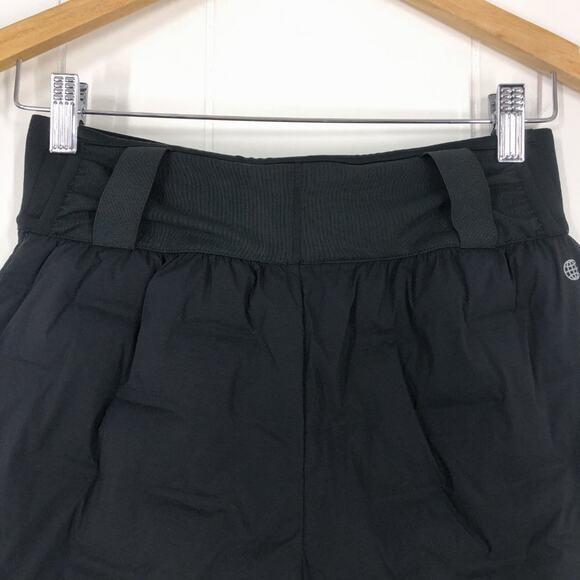Adidas X-City Padded Running Short High Rise Drawstring Pockets 4" Size XS Black - Picture 6 of 15